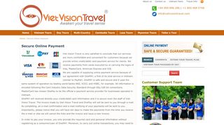 
                            7. Secure Online Payment - Vietnam Vacation - Viet Vision Travel