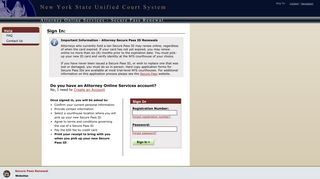 
                            8. Secure Pass Online - Login - Unified Court System
