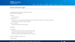 
                            2. Secure Remote Login | CS