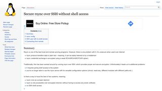 
                            12. Secure rsync over SSH without shell access - lxadm | Linux ...