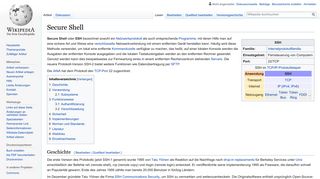 
                            11. Secure Shell - Wikipedia