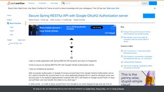 
                            7. Secure Spring RESTful API with Google OAuth2 Authorization server ...