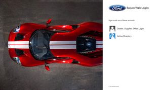 
                            2. Secure User Login - Agend@Ford