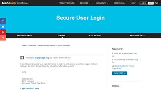 
                            2. Secure User Login - IIS Windows Server - TechSoup