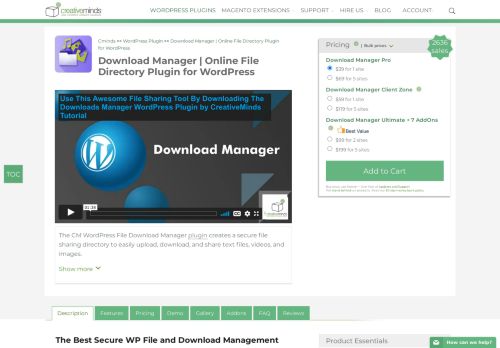 
                            10. Secure WordPress Download Manager & Online File Directory Plugin