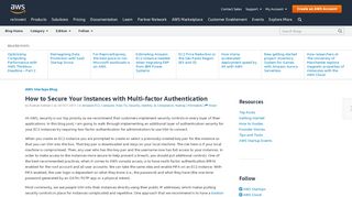 
                            9. Secure your instances with multi-factor authentication | AWS Startups ...