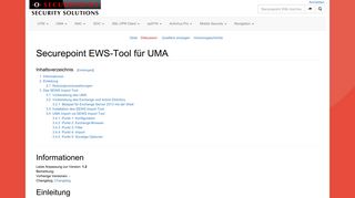 
                            11. Securepoint EWS-Tool für UMA – Securepoint Wiki