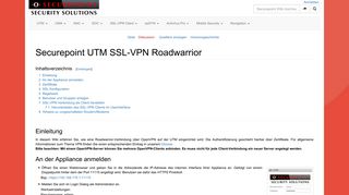 
                            4. Securepoint UTM SSL-VPN Roadwarrior – Securepoint Wiki