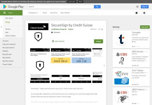
                            10. SecureSign by Credit Suisse - App su Google Play