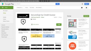 
                            8. SecureSign by Credit Suisse - Apps on Google Play