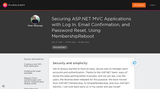 
                            8. Securing ASP.NET MVC Applications with Log In, Email ... - ...
