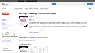 
                            13. Securing Citrix XenApp Server in the Enterprise