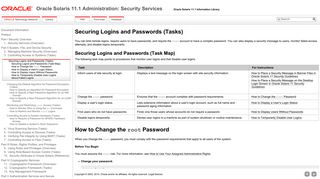 
                            2. Securing Logins and Passwords (Tasks) - Oracle Solaris 11.1 ...