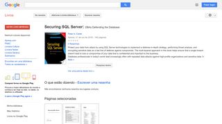 
                            9. Securing SQL Server: DBAs Defending the Database