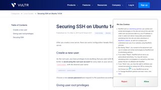 
                            4. Securing SSH on Ubuntu 14.04 - Vultr.com
