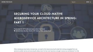 
                            9. Securing your cloud-native microservice architecture in Spring: part 1 ...