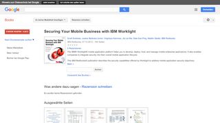 
                            7. Securing Your Mobile Business with IBM Worklight