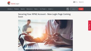 
                            5. Securing Your RPNZ Account - New Login Page ... - CoreLogic
