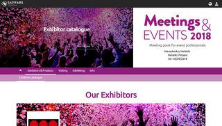 
                            6. Securitas Events - Exhibitor catalogue / Meetings & Events 2018 ...