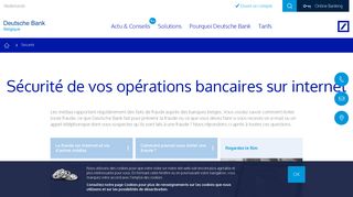 
                            5. Sécurité de vos opérations bancaires sur internet – Deutsche Bank ...