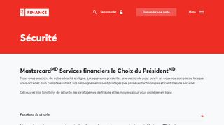 
                            5. Sécurité | PC Finance - PC Financial