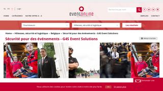
                            7. Sécurité pour des événements - G4S Event Solutions - Eventonline
