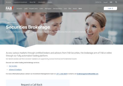 
                            11. Securities Brokerage | First Abu Dhabi Bank, UAE