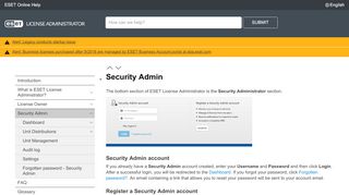
                            11. Security Admin | ESET License Administrator | ESET Online ...