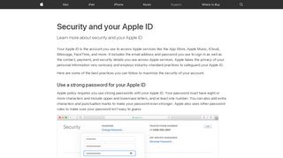 
                            11. Security and your Apple ID - Apple Support