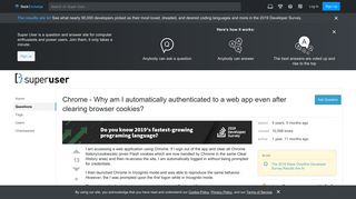 
                            6. security - Chrome - Why am I automatically authenticated to a web ...