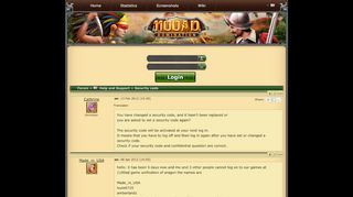 
                            12. Security code - Help and Support - Browser game 1100AD is a ...