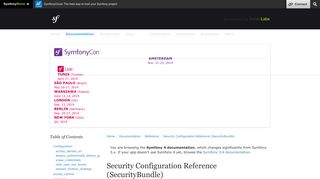 
                            2. Security Configuration Reference (SecurityBundle) (Symfony Docs)