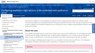 
                            4. Security - Configuring application login security in the embedded web ...