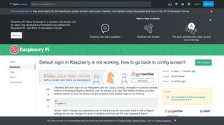 
                            9. security - Default login in Raspberry is not working, how to go ...