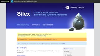 
                            1. Security - Documentation - Silex - The PHP micro ... - Symfony