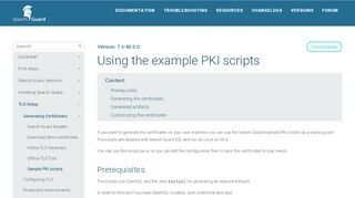 
                            6. Security for Elasticsearch | Sample PKI scripts | Search Guard