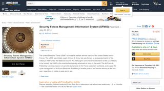 
                            4. Security Forces Management Information System (SFMIS): US Air Force