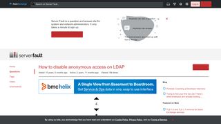 
                            8. security - How to disable anonymous access on LDAP - Server Fault