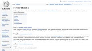 
                            13. Security Identifier – Wikipedia