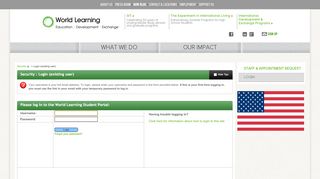 
                            6. Security > Login (existing user) > World Learning Portal