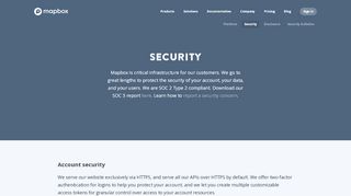 
                            3. Security | Mapbox