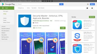 
                            3. Security Master - Antivírus, VPN, AppLock, Booster – Apps no Google ...