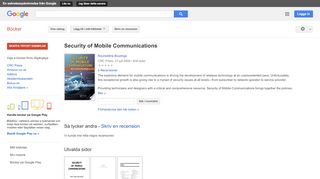 
                            7. Security of Mobile Communications