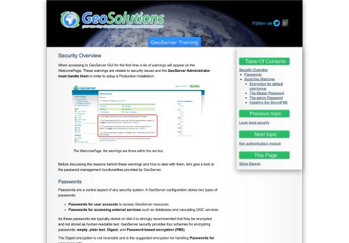 
                            8. Security Overview — GeoServer Training