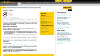 
                            12. Security Practices > Maybank2u.com Singapore