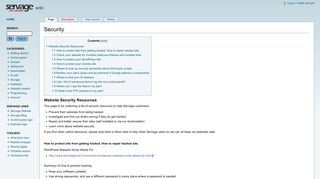
                            12. Security - Servage Wiki