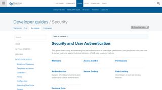 
                            7. Security – SilverStripe Documentation