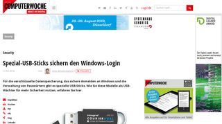 
                            3. Security: Spezial-USB-Sticks sichern den Windows-Login ...