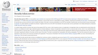
                            6. Security token service - Wikipedia
