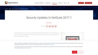 
                            10. Security Updates in NetSuite 2017.1 - Fastpath